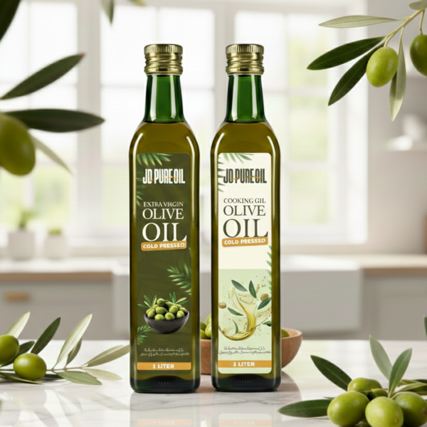 Olive Oil Combo Bundle - Cooking Olive Oil & Pure Olive Oil